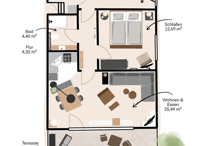 Komfort-fewo Gluecksgriff Mit Garten Виллинген